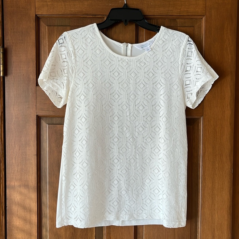 Market & Spruce Lace Top